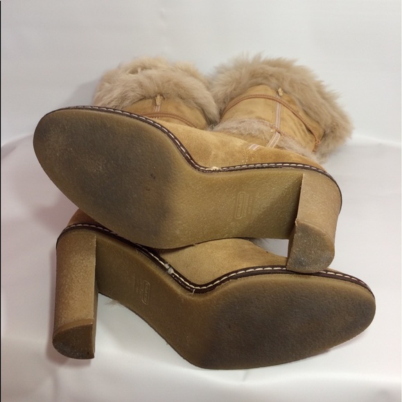 💖🍑RARE GORGEOUS lux ITALIAN Leather Coach Boots - Picture 8 of 8